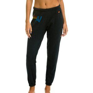 Aviator Nation LOGO SWEATPANTS - CHARCOAL Size S